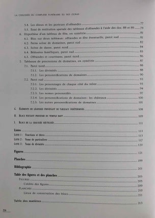 La chaussée du complexe funéraire du roi Ounas