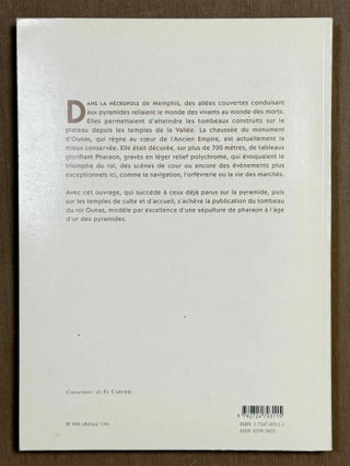 La chaussée du complexe funéraire du roi Ounas