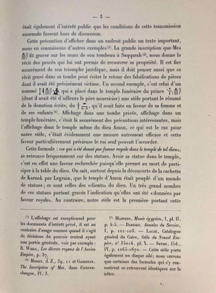 Une stèle juridique de Karnak
