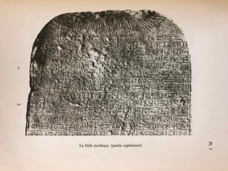 Une stèle juridique de Karnak