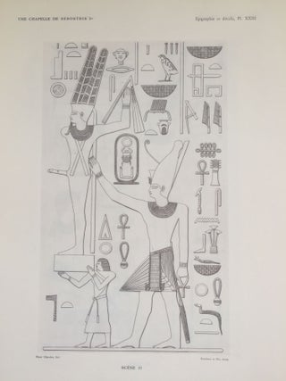 Une chapelle de Sésostris Ier à Karnak. Tome I: Texte