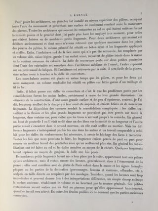 Une chapelle de Sésostris Ier à Karnak. Tome I: Texte