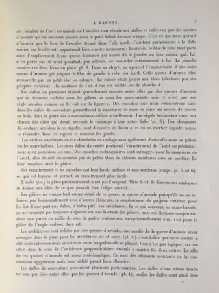 Une chapelle de Sésostris Ier à Karnak. Tome I: Texte