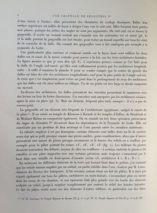 Une chapelle de Sésostris Ier à Karnak. Tome I: Texte
