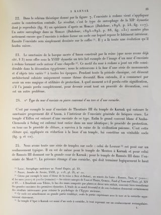 Une chapelle de Sésostris Ier à Karnak. Tome I: Texte