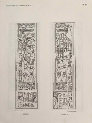 Une chapelle de S&eacute;sostris Ier &agrave; Karnak. Tome I: Texte. Tome II: Planches (complete set)[newline]M0949k-19.jpg