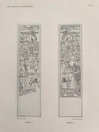 Une chapelle de S&eacute;sostris Ier &agrave; Karnak. Tome I: Texte. Tome II: Planches (complete set)[newline]M0949k-20.jpg