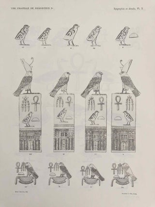 Une chapelle de S&eacute;sostris Ier &agrave; Karnak. Tome I: Texte. Tome II: Planches (complete set)[newline]M0949k-29.jpg