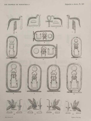 Une chapelle de S&eacute;sostris Ier &agrave; Karnak. Tome I: Texte. Tome II: Planches (complete set)[newline]M0949k-31.jpg