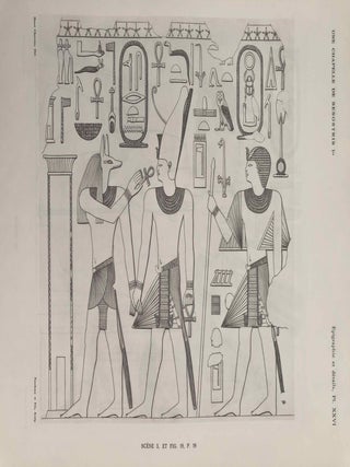 Une chapelle de S&eacute;sostris Ier &agrave; Karnak. Tome I: Texte. Tome II: Planches (complete set)[newline]M0949k-32.jpg