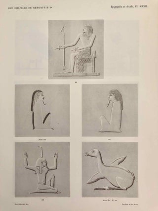 Une chapelle de S&eacute;sostris Ier &agrave; Karnak. Tome I: Texte. Tome II: Planches (complete set)[newline]M0949k-36.jpg