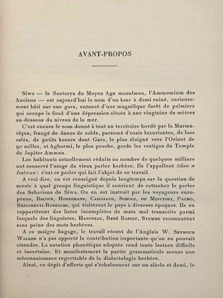 Siwa. Tome I: Son parler (all published)[newline]M0962a-03.jpeg