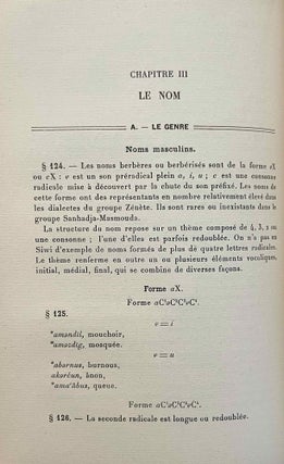 Siwa. Tome I: Son parler (all published)