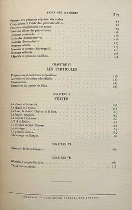 Siwa. Tome I: Son parler (all published)