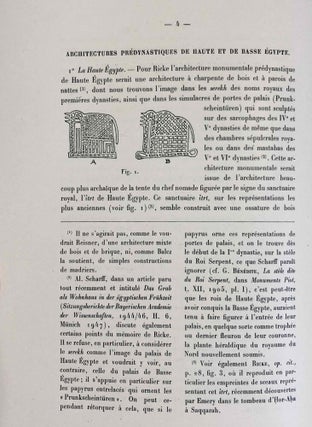 Etudes complémentaires sur les monuments du roi Zoser à Saqqarah (1er fascicule). Réponse à Herbert Ricke[newline]M0963a-08.jpeg