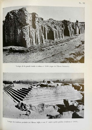 Histoire monumentale des pyramides d'Egypte. Tome I: Les pyramides à degrés (IIIe dynastie). Texte et Supplement: Plans, dessins et Maquettes (complete set)