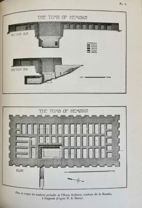 Histoire monumentale des pyramides d'Egypte. Tome I: Les pyramides à degrés (IIIe dynastie). Texte et Supplement: Plans, dessins et Maquettes (complete set)