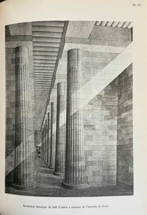 Histoire monumentale des pyramides d'Egypte. Tome I: Les pyramides à degrés (IIIe dynastie). Texte et Supplement: Plans, dessins et Maquettes (complete set)