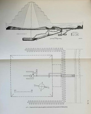 Histoire monumentale des pyramides d'Egypte. Tome I: Les pyramides à degrés (IIIe dynastie). Texte et Supplement: Plans, dessins et Maquettes (complete set)