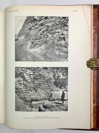 La pyramide &agrave; degr&eacute;s: l'architecture. Tome I: Texte. Tome II: Planches. Tome III: Compl&eacute;ments. Tome IV: Inscriptions grav&eacute;es sur les vases. Fasc. 1: Planches. Fasc. 2: Texte. Tome V: Inscriptions &agrave; l'encre sur les vases (complete set)
