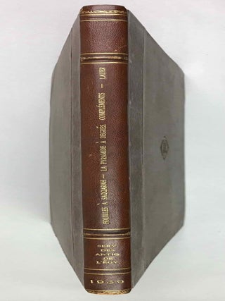 La pyramide &agrave; degr&eacute;s: l'architecture. Tome I: Texte. Tome II: Planches. Tome III: Compl&eacute;ments. Tome IV: Inscriptions grav&eacute;es sur les vases. Fasc. 1: Planches. Fasc. 2: Texte. Tome V: Inscriptions &agrave; l'encre sur les vases (complete set)