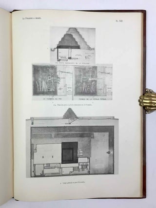 La pyramide &agrave; degr&eacute;s: l'architecture. Tome I: Texte. Tome II: Planches. Tome III: Compl&eacute;ments. Tome IV: Inscriptions grav&eacute;es sur les vases. Fasc. 1: Planches. Fasc. 2: Texte. Tome V: Inscriptions &agrave; l'encre sur les vases (complete set)