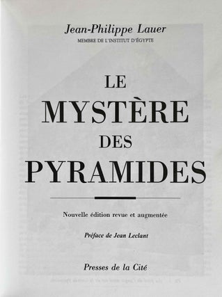 Le mystère des pyramides[newline]M0968-01.jpeg