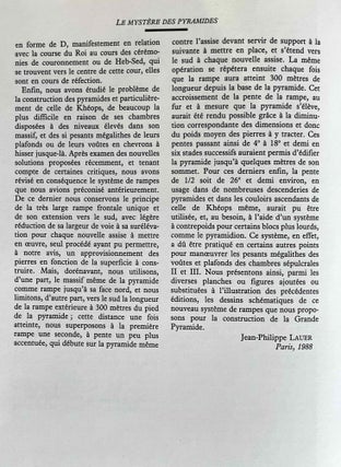 Le mystère des pyramides