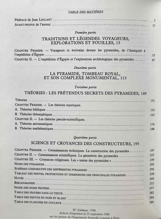 Le mystère des pyramides