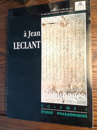 Hommages à Jean Leclant, tome I: Etudes pharaoniques. Tome II: Nubie, Soudan, Ethiopie. Tome III: Etudes isiaques. Tome IV: Varia (complete set)[newline]M0972a-01.jpg