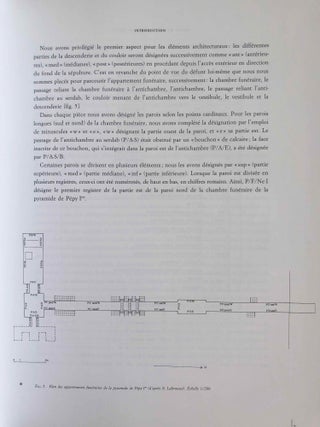 Les textes de la pyramide de Pépy Ier. Tome I: Description et analyse. Tome II: Fac-similés (complete set)[newline]M0976c-13.jpg