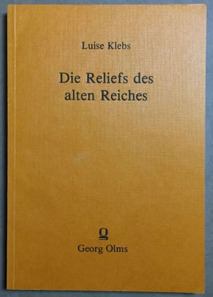 Item #M0977c Die Reliefs des alten Reiches (2980 - 2475 vor Chr.). Material zur ägyptischen...