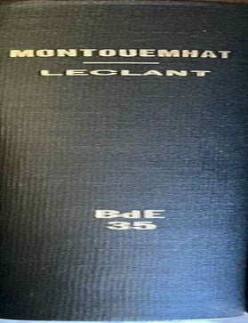 Item #M0978g Montouemhat, 4e proph&egrave;te d'Amon, prince de la Ville. LECLANT Jean.[newline]M0978g-00.jpeg