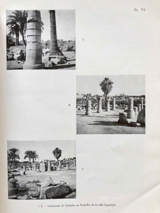 Recherches sur les monuments thébains de la XXVe dynastie. Tome I: Texte. Tome II: Planches (complete set)[newline]M0979e-07.jpg