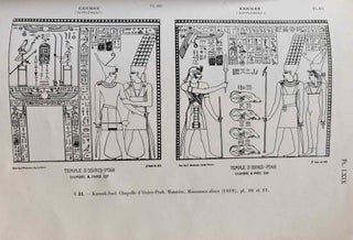 Recherches sur les monuments thébains de la XXVe dynastie. Tome I: Texte. Tome II: Planches (complete set)[newline]M0979e-10.jpg