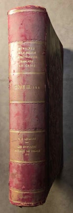 Item #M0980b Les hypogées royaux de Thèbes. Tome II: Notices des hypogées. Tome III: Le...