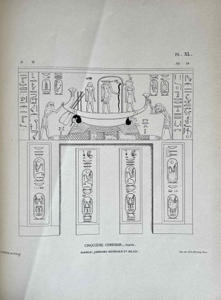 Les hypogées royaux de Thèbes. Tome II: Notices des hypogées (2 fascicles, complete). Tome III: Le tombeau de Ramsès IV[newline]M0980c-39.jpeg