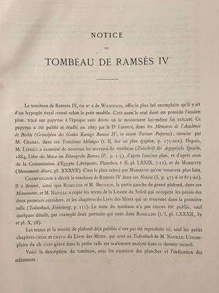 Les hypogées royaux de Thèbes. Tome III: Le tombeau de Ramsès IV[newline]M0981b-04.jpeg