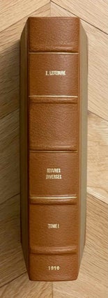 Item #M0985a Oeuvres diverses. Tome I. LEFEBURE Eugène