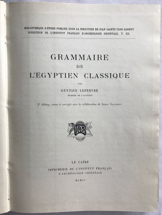 Grammaire de l'égyptien classique[newline]M0988b-05.jpg