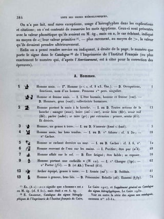Grammaire de l'&eacute;gyptien classique