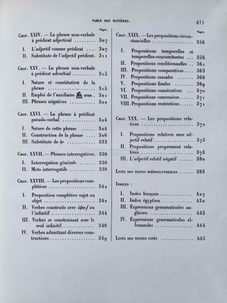 Grammaire de l'égyptien classique