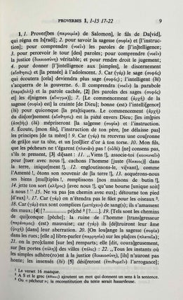 Papyrus Bodmer VI. Livre des Proverbes. Vol. I: Texte. Vol. II: Introduction et traduction (complete set)