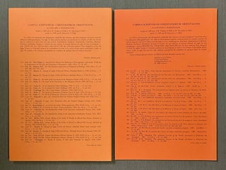 Papyrus Bodmer VI. Livre des Proverbes. Vol. I: Texte. Vol. II: Introduction et traduction (complete set)