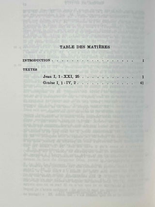 Papyrus Bodmer III. Evangile de Jean et Gen&egrave;se I-IV, 2 en boha&iuml;rique. Vol. 1: Texte. Vol. II: Traduction (complete set)[newline]M10004-04.jpeg