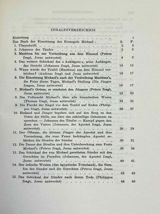 Die B&uuml;cher der Einsetzung der Erzengel Michael und Gabriel. Vol. I: Text. Vol. II: &Uuml;bersetzung (complete set)[newline]M10008-02.jpeg