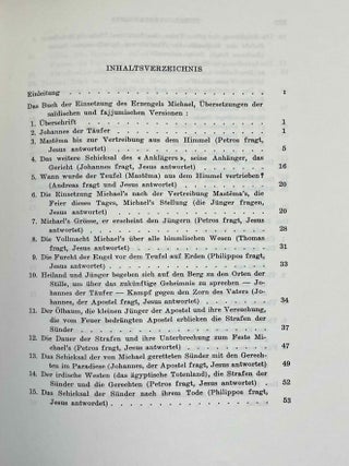Die B&uuml;cher der Einsetzung der Erzengel Michael und Gabriel. Vol. I: Text. Vol. II: &Uuml;bersetzung (complete set)[newline]M10008-06.jpeg
