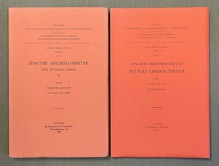 Item #M10016 Sinuthii archimandritae vita et opera omnia III, [Sinuthii opera]. 2 volumes...[newline]M10016-00.jpeg
