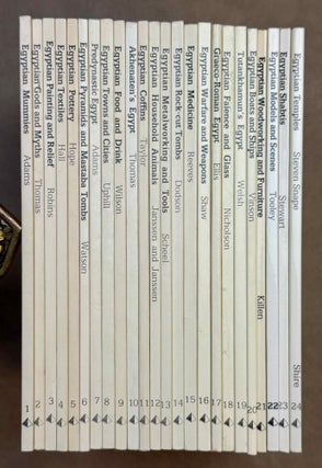 Item #M1001b Shire Egyptology, volumes 1 to 24. 1: Adams, Egyptian Mummies. 2: Thomas, Egyptian...