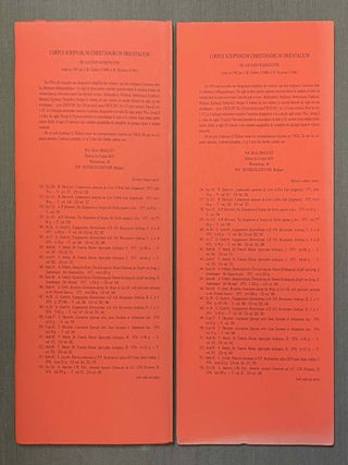 Panegyric on Apollo, Archimandrite of the Monastery of Isaac. Vol. I: Text. Vol. II: Translation (complete set)[newline]M10025-05.jpeg